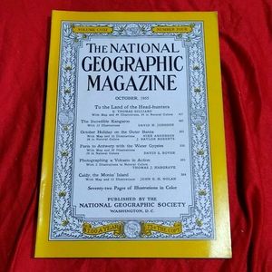 Vintage National Geographic Magazine October 1955